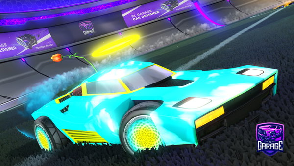 A Rocket League car design from SweatyBaller05