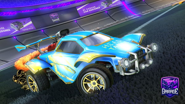 A Rocket League car design from Donkehhh