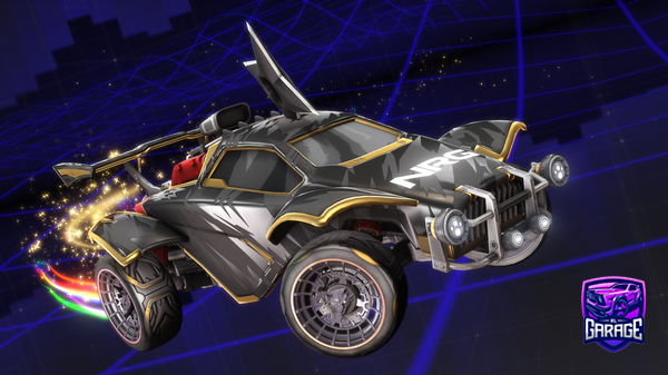 A Rocket League car design from dookiebozo