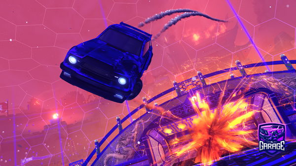 A Rocket League car design from Blizzarius