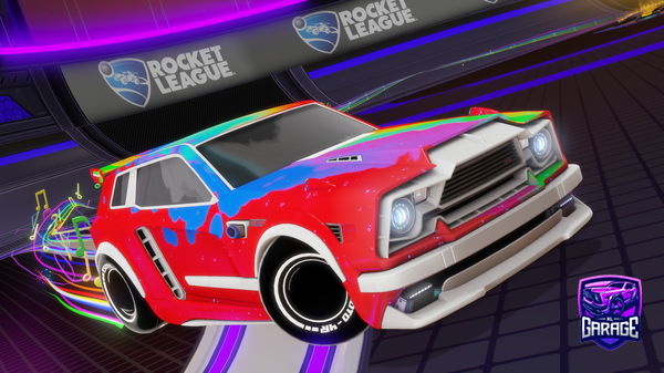 A Rocket League car design from water09xd