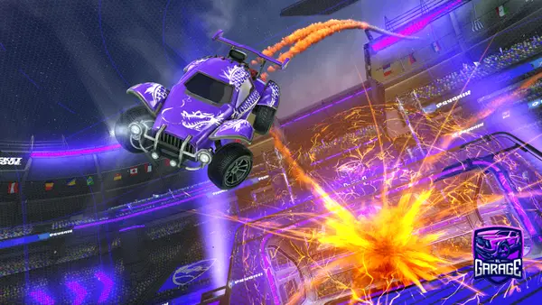 A Rocket League car design from AnimatedFox1150
