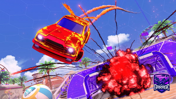 A Rocket League car design from overcooked