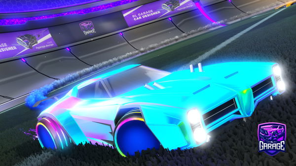 A Rocket League car design from hendersonowls