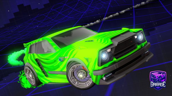 A Rocket League car design from 46U5H4CK3R