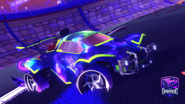 A Rocket League car design from Durstloescher456