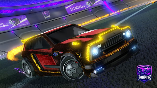 A Rocket League car design from Feitxn