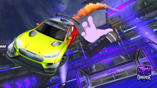 A Rocket League car design from ItsyaboyChavon23