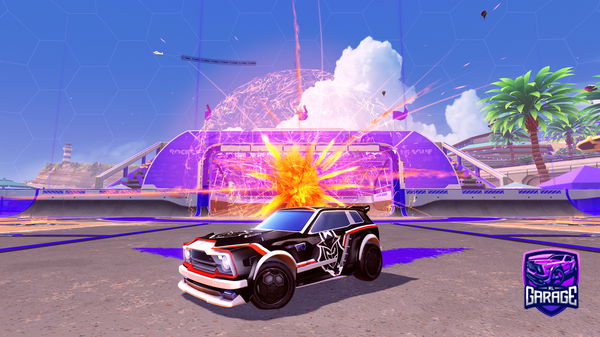 A Rocket League car design from nathael10