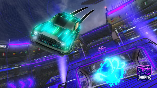 A Rocket League car design from hugoclonny
