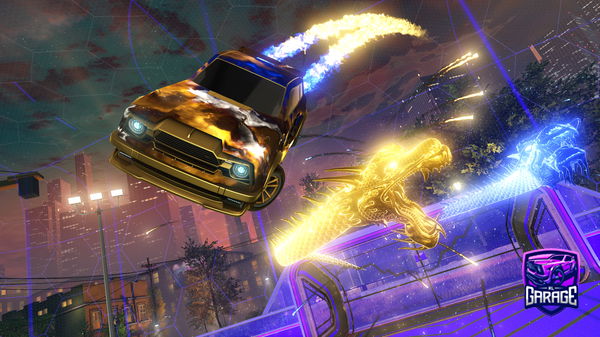 A Rocket League car design from HoopFestBaller30