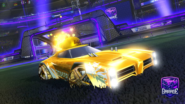 A Rocket League car design from PsychoTiger270