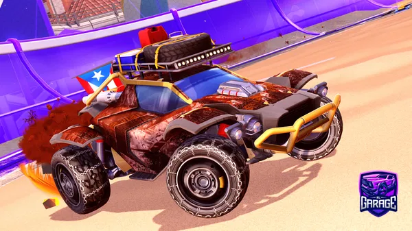 A Rocket League car design from dieguilin