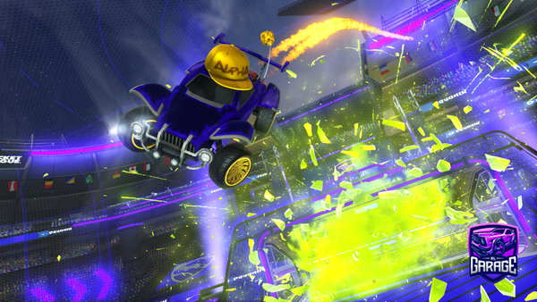 A Rocket League car design from PWRGOOPismyEpicID