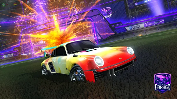 A Rocket League car design from Sunnoo