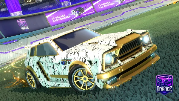A Rocket League car design from Percy_fns