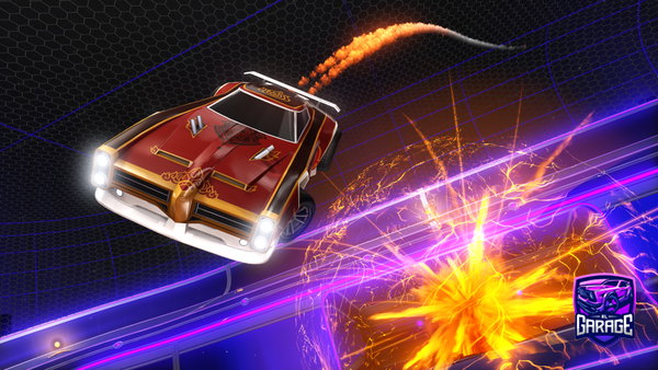 A Rocket League car design from Seewaldorun1