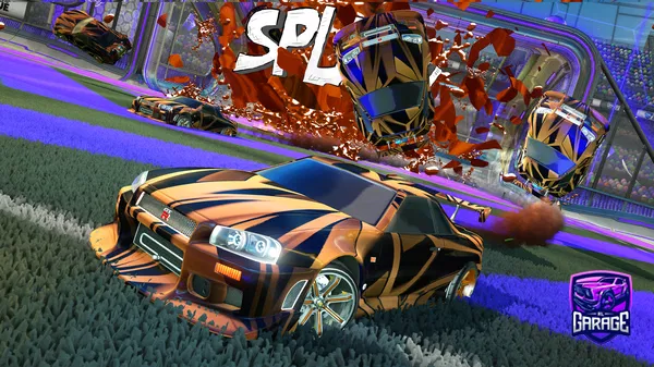 A Rocket League car design from MonsterKing25