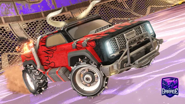 A Rocket League car design from THE_HEAD_WRECKER