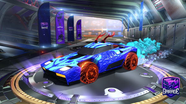 A Rocket League car design from Mariete23
