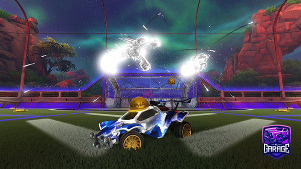 A Rocket League car design from samurokan