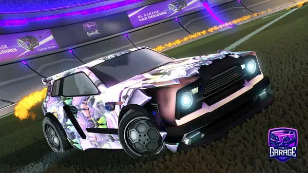 A Rocket League car design from Outburst