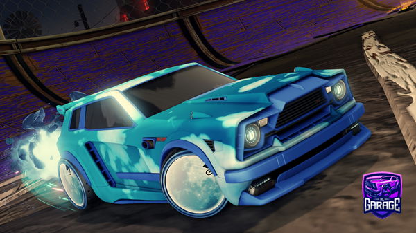 A Rocket League car design from PowerfulFlea441