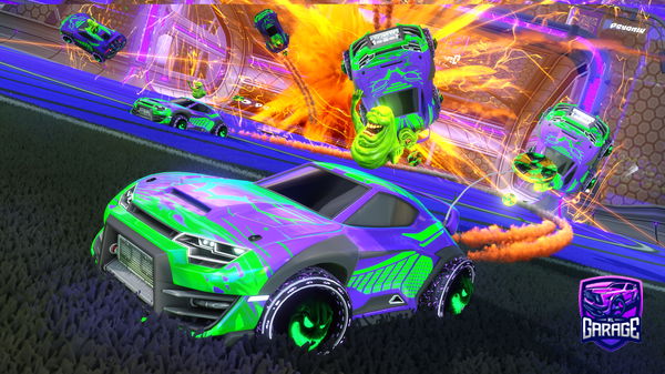 A Rocket League car design from Vanea5