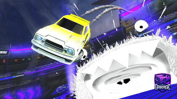 A Rocket League car design from Zxvenos