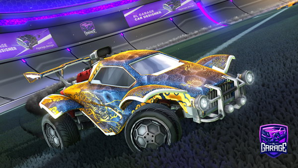 A Rocket League car design from Sauceygocxy