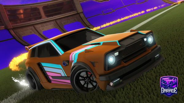 A Rocket League car design from Kdthenoob