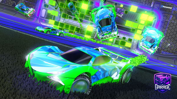 A Rocket League car design from RaptorRoars