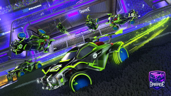A Rocket League car design from Wyllige
