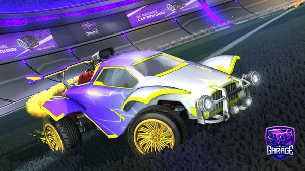 A Rocket League car design from McBigTony