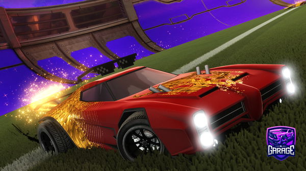 A Rocket League car design from Kdthenoob