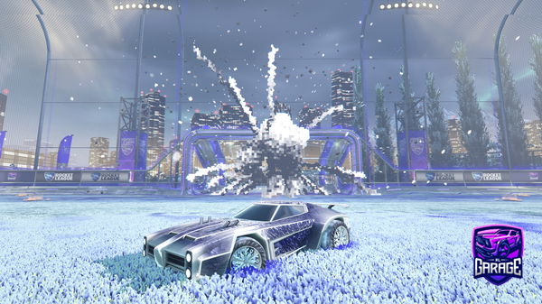 A Rocket League car design from Mojo8two8