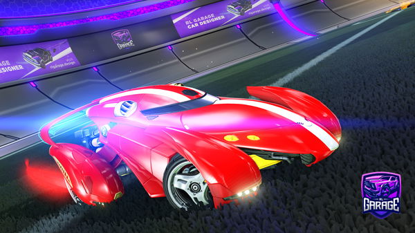 A Rocket League car design from Octag8nn