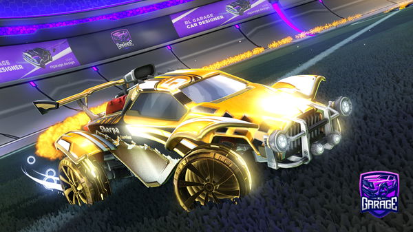 A Rocket League car design from spekiallukey