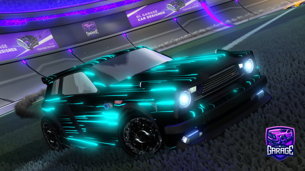 A Rocket League car design from Rl2015