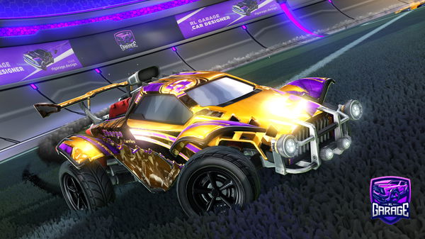 A Rocket League car design from Jststjn