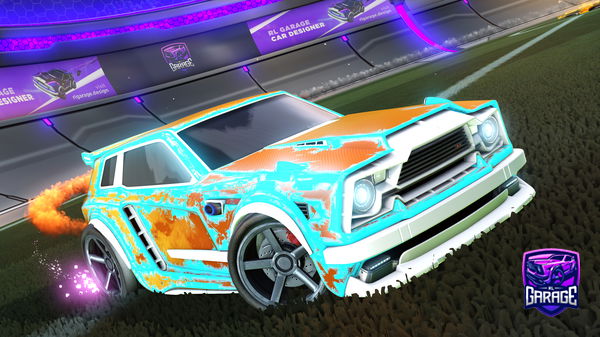 A Rocket League car design from DRABJACKLE6678