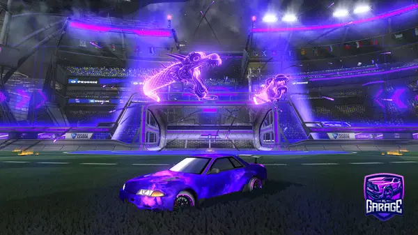 A Rocket League car design from PurpleVenom2123