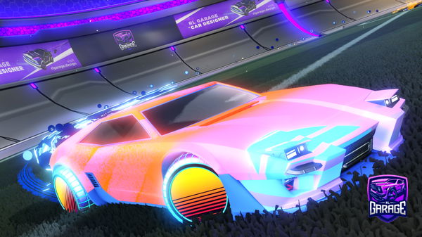 A Rocket League car design from solved73