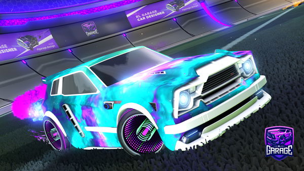 A Rocket League car design from spaldhinos