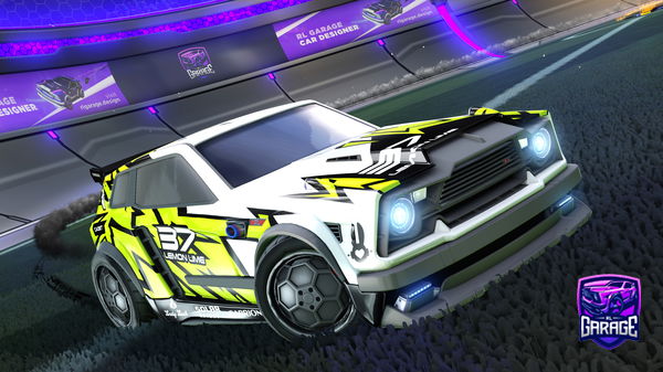 A Rocket League car design from salty0egg