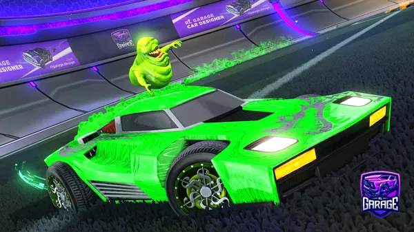 A Rocket League car design from squishynuggets