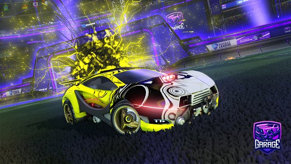 A Rocket League car design from Soccercat92