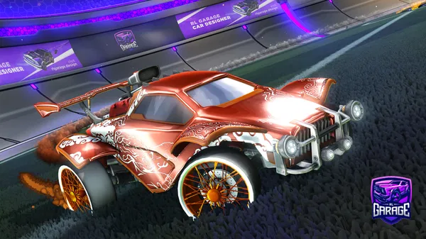 A Rocket League car design from GoBlitzy