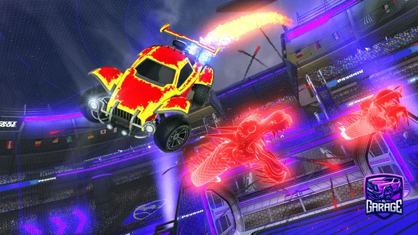 A Rocket League car design from zener