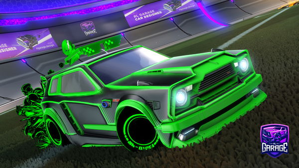 A Rocket League car design from WakTasticYT